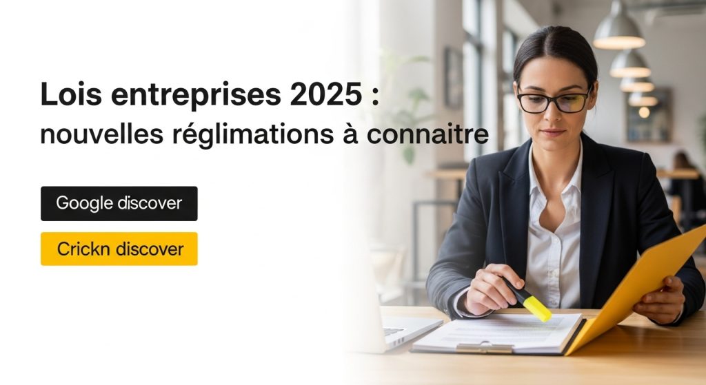 Lois entreprises 2025 : nouvelles réglementations à connaître